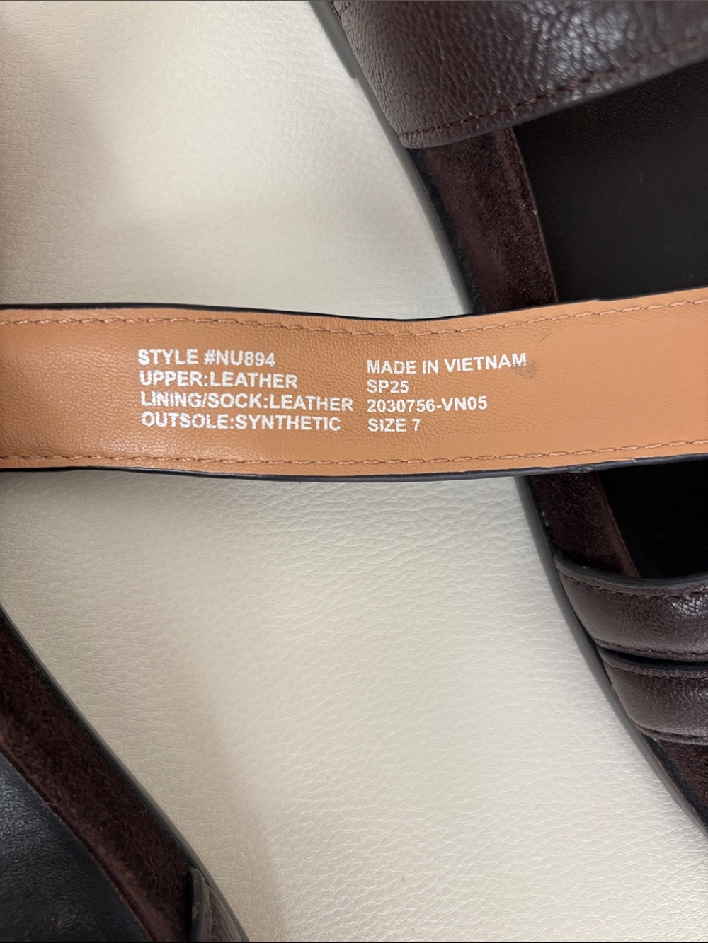 Madewell women’s Brown Leather Slide Sandals with Buckle 7 - Picture 7 of 7